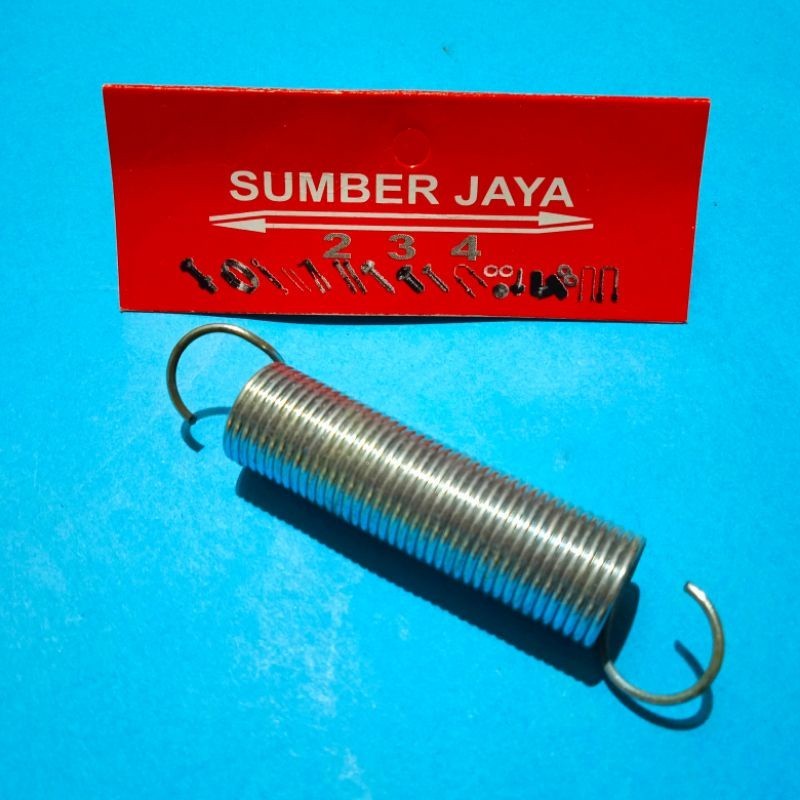 Per Tarik Panjang 75 MM Diameter Kawat 1,5 MM Pir Pegas Spring Peer Lentur 11 X 14 X 1,5 TERMURAH