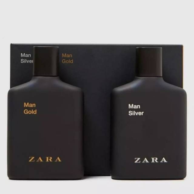 ( Paket Best Seller) Parfum Original Reject Zara Man Silver + Zara Man Gold 100ml - Parfum Pria