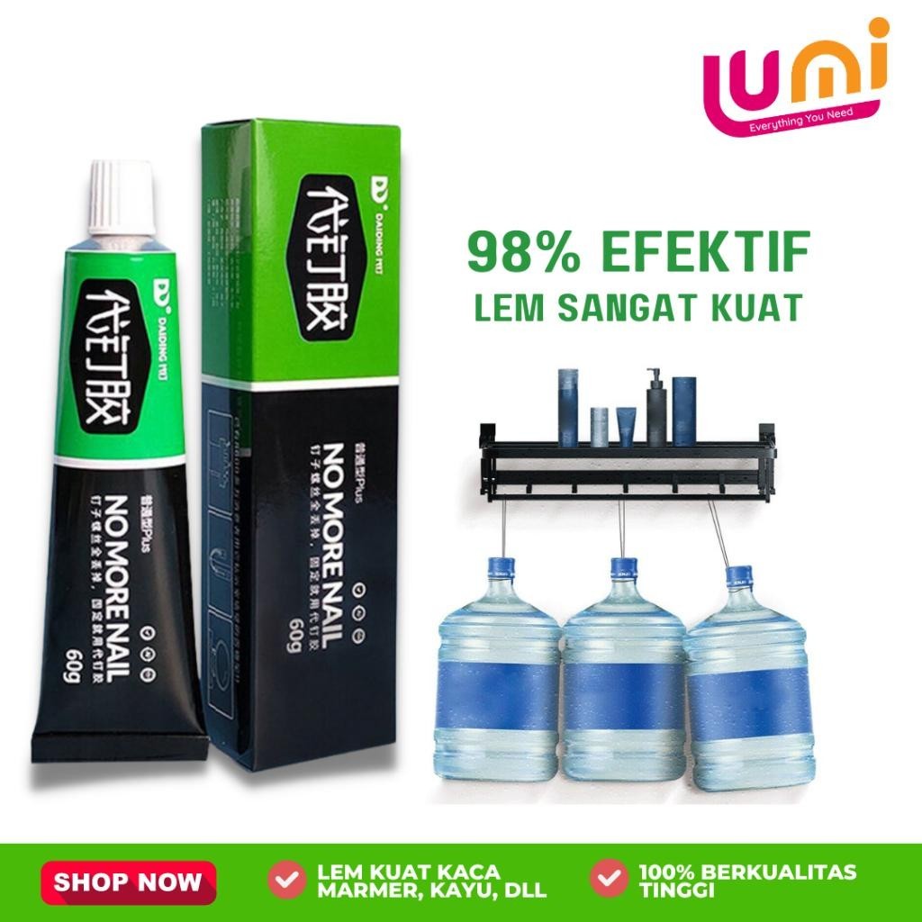 

Lem Perekat 60ml Super Kuat Nempel Tembok Dinding Serbaguna Pengganti Paku No More Nail Glue Multifungsi Serbaguna Multifungsi Bagus Premium Termurah