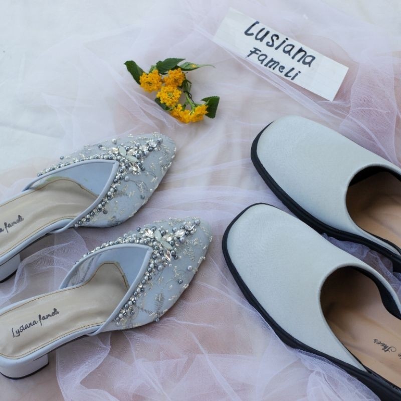 𝑳𝑼𝑺𝑰𝑨𝑵𝑨 𝑯𝑰𝑲𝑨𝑹𝑼 𝑪𝑶𝑼𝑷𝑳𝑬  | sepatu heels wedding sandal selop pengantin wanitan dan pria sepatu prewedi