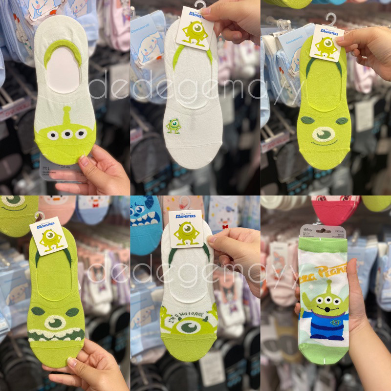 Miniso x Toy Story - Kaos Kaki Toy Story Mike Monster University Alien | Socks