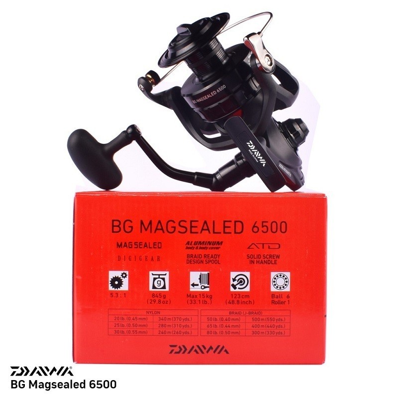 Reel Daiwa BG Magsealed | Kolam | Galatama | Sungai | Laut | Pasiran | Rock Fishing