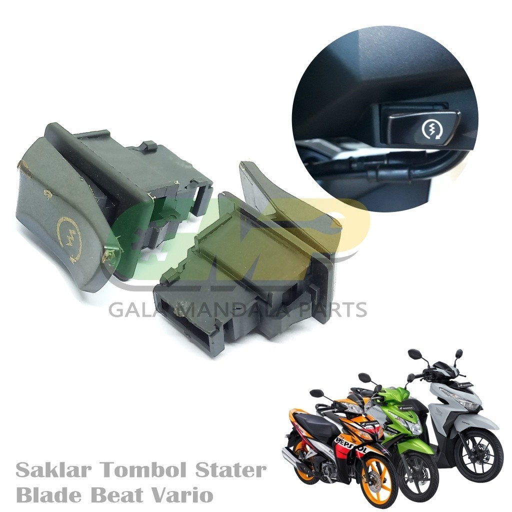 Tombol Stater Beat Revo Blade Vario Scoopy Switch Saklar Starter Motor