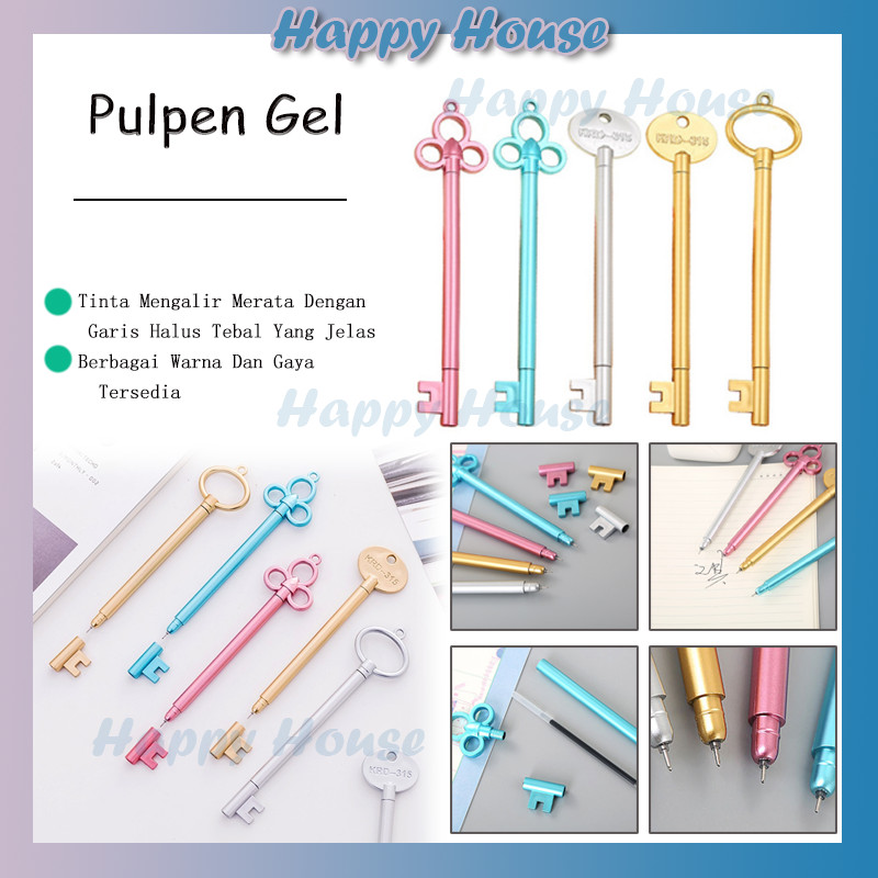

Pulpen Gel Bentuk Kunci Pulpen Unik / Pena Kunci Classic