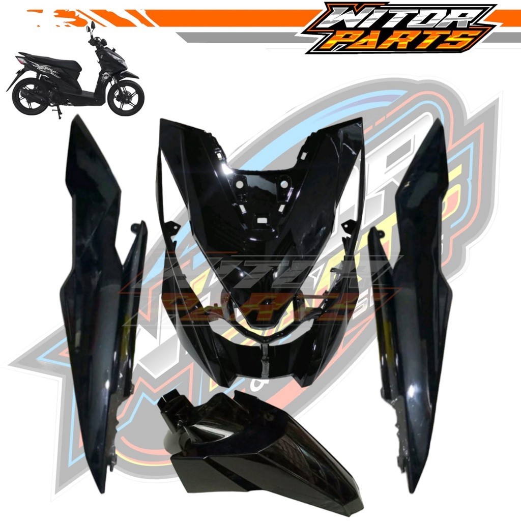 ECERAN SATUAN Body Halus Beat Street 2016 2017 2018 2019 Hitam / Full Body Halus Honda Beat Street 2