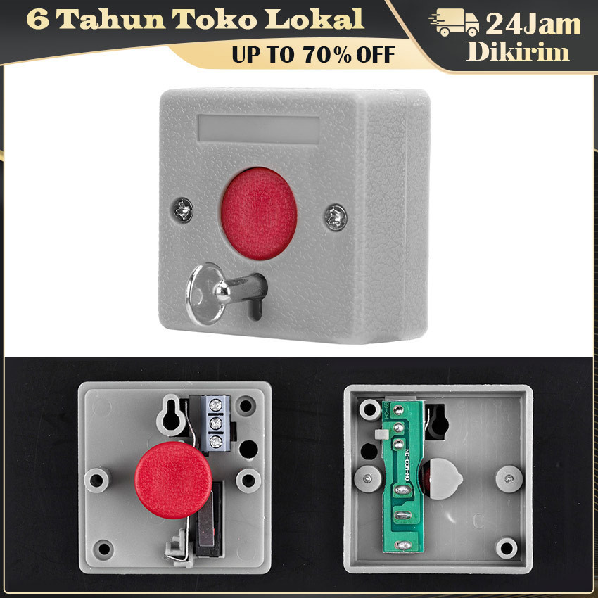 Siren Flashing Light Tombol Panik Emergency / Panic Button / Hold UP / Emergency Alarm