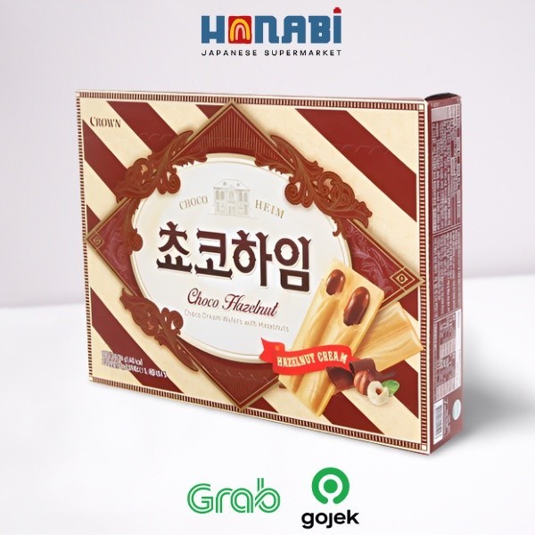 

Crown Choco Heim 142g - Biskuit Isi Coklat Made In Korea