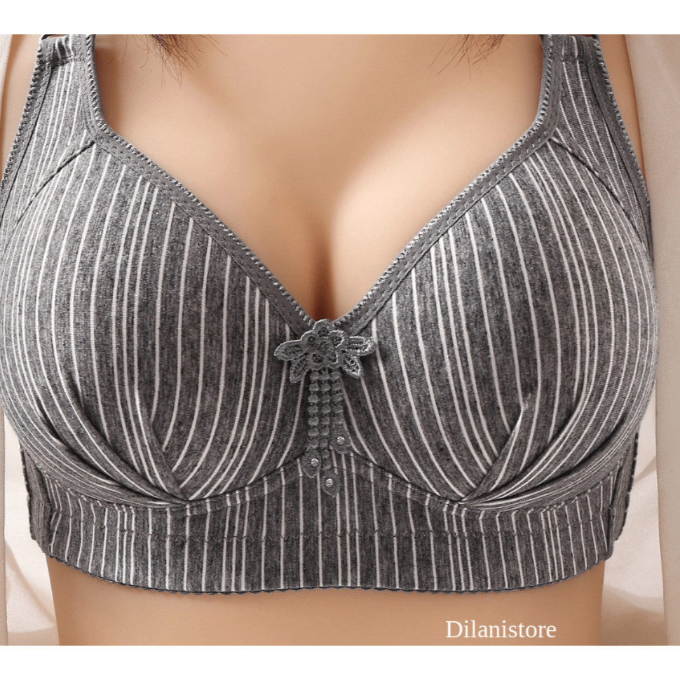 Bh Big Size Cup C Perempuan Tanpa Kawat Bra Wanita Jumbo 36-44 Ukuran Besar Fashion Busa Tipis Sanga