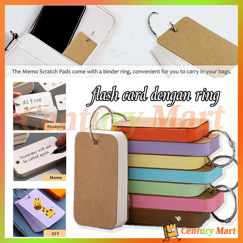 

Flash Card Papper Keychain Memo Note /Rainbow Memopad /Flash Card Ring/flash card tanpa ring lobang tengah/flash card dengan ring