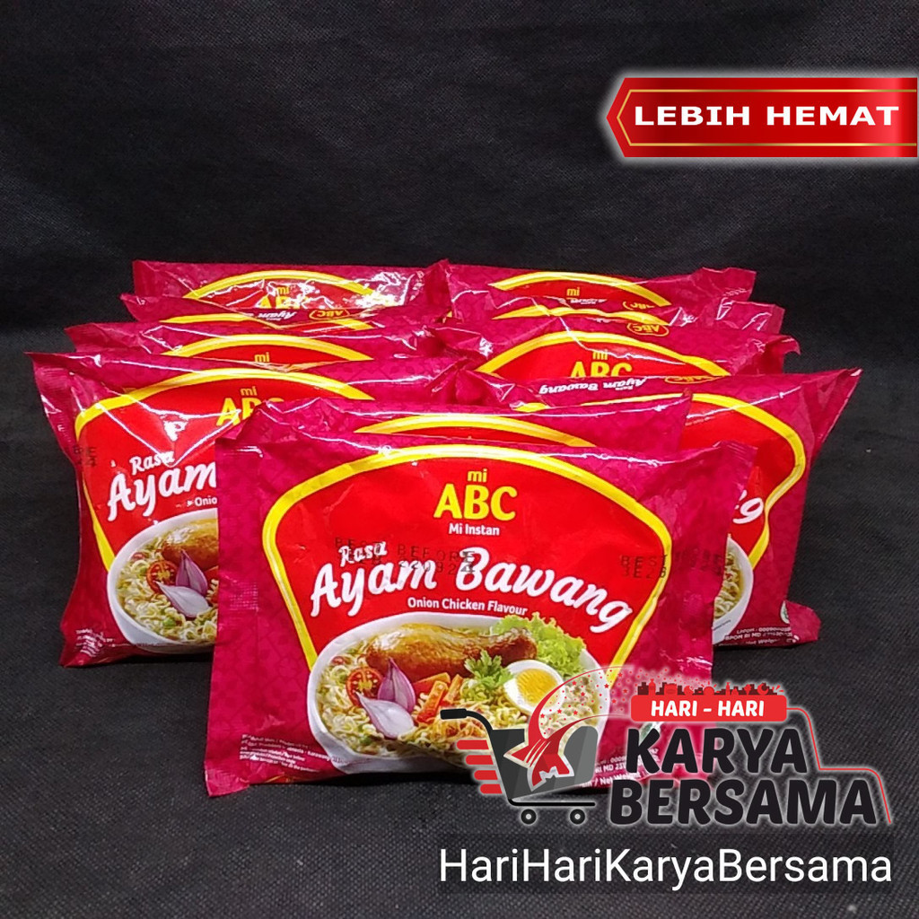 

MIE INSTANT ABC AYAM BAWANG PACK 10'S X 65GR