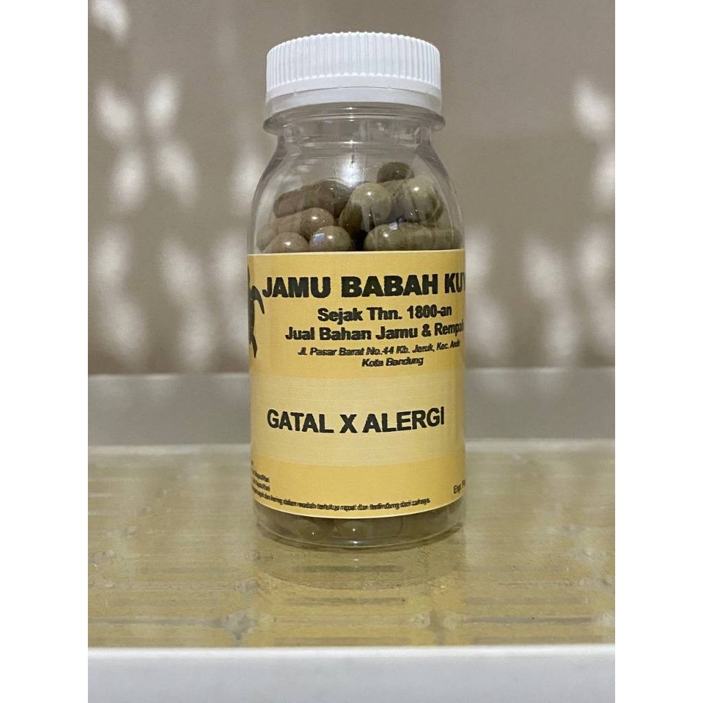 

Hemat Beli 2 Botol Jamu Babah Kuya - Gatal / Alergi (50 Kapsul) Herbal