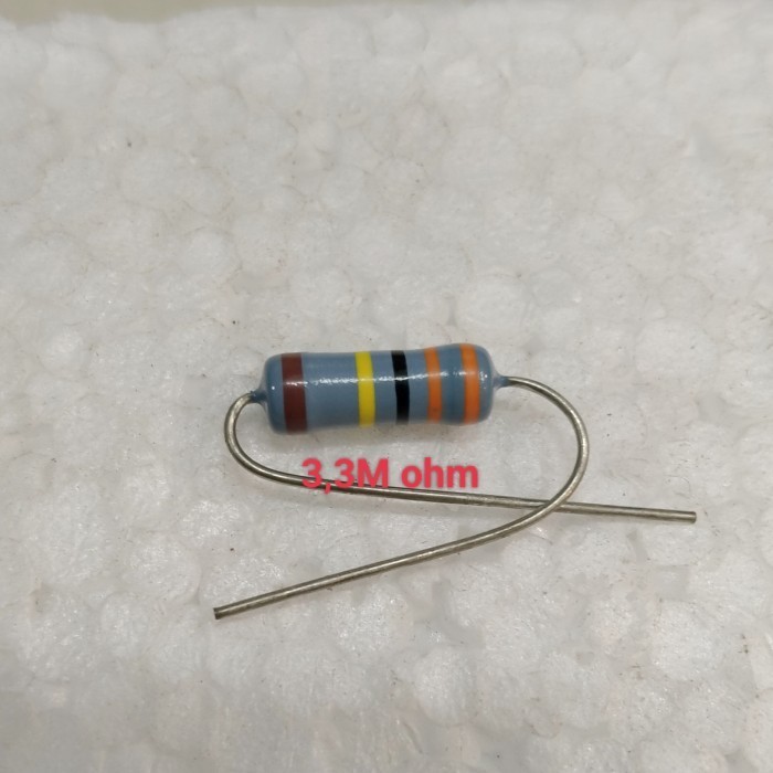 resistor 2watt 3,3M ohm metalfilm (1%) Japan  -MU14