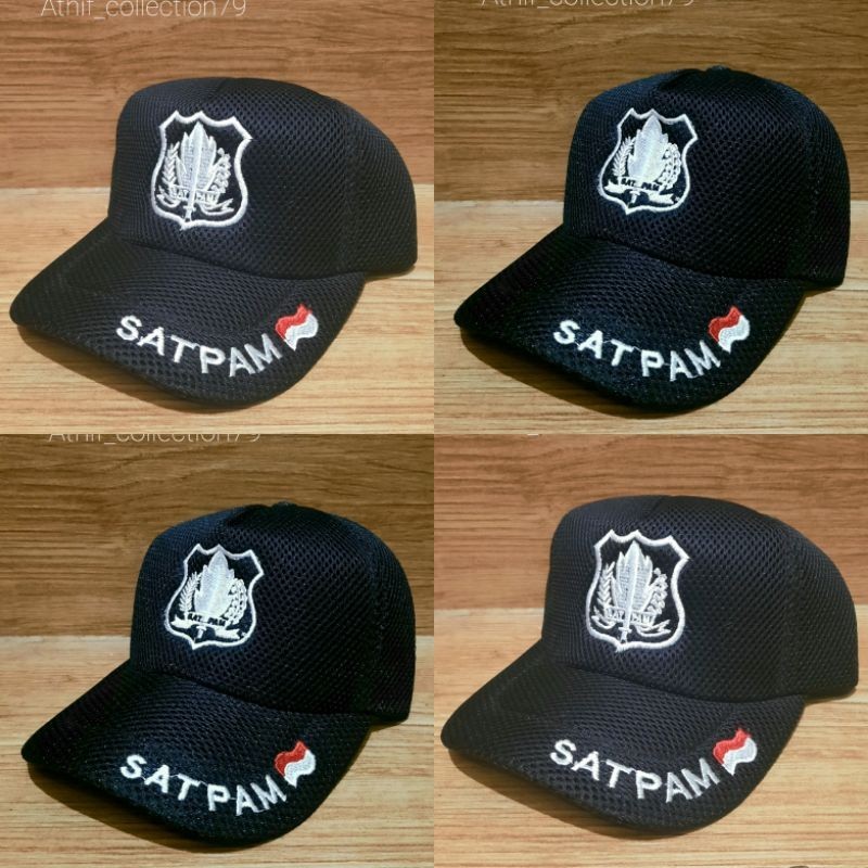 PROMO Topi Satpam Security Coklat Terbaru Topi Satpam Terbaru