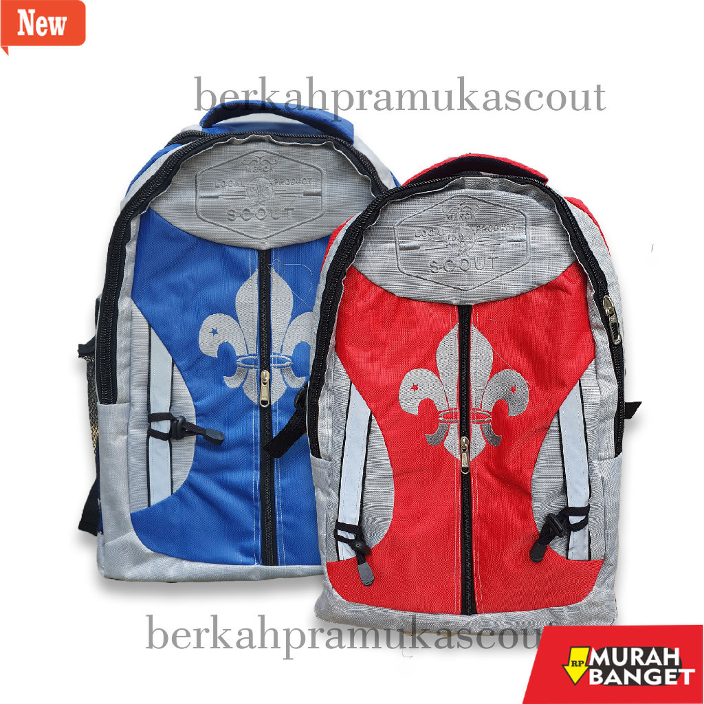 Tas Ransel Pria Kekinian Tas Pramuka Scout Daypack Sekolah Premium