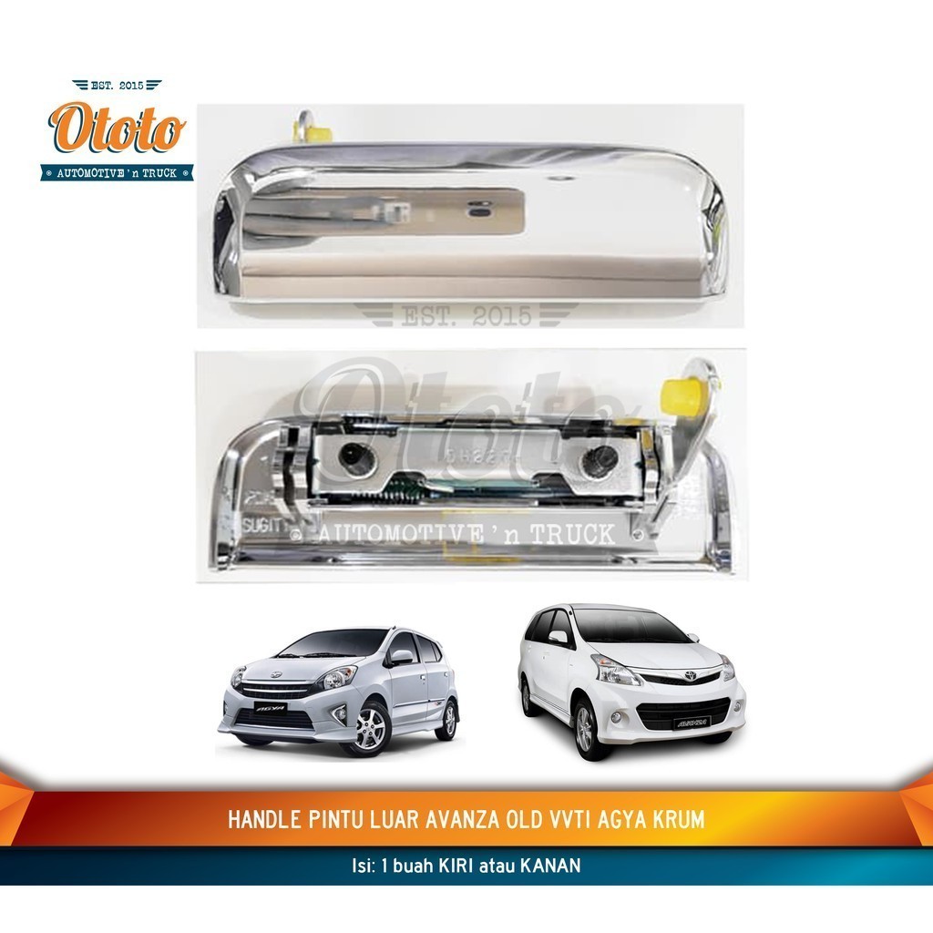 Handle Pintu Luar Avanza Old VVTI Agya Krum - Gagang Knop