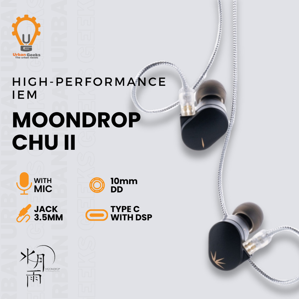 Moondrop CHU 2 DSP In Ear Monitor Earphone With DSP Type-C Plug