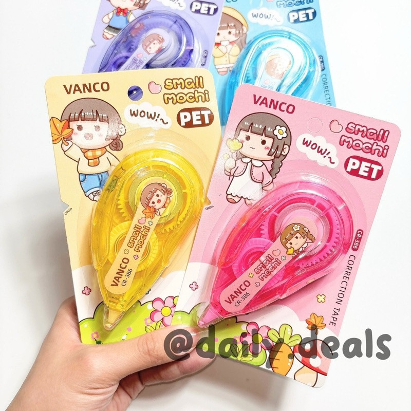 

CORRECTION TAPE VANCO MOMO GIRL / TIP X MOMO LUCU / TIP X KERTAS MOMO / TIP X KERTAS LUCU BEST SELLER