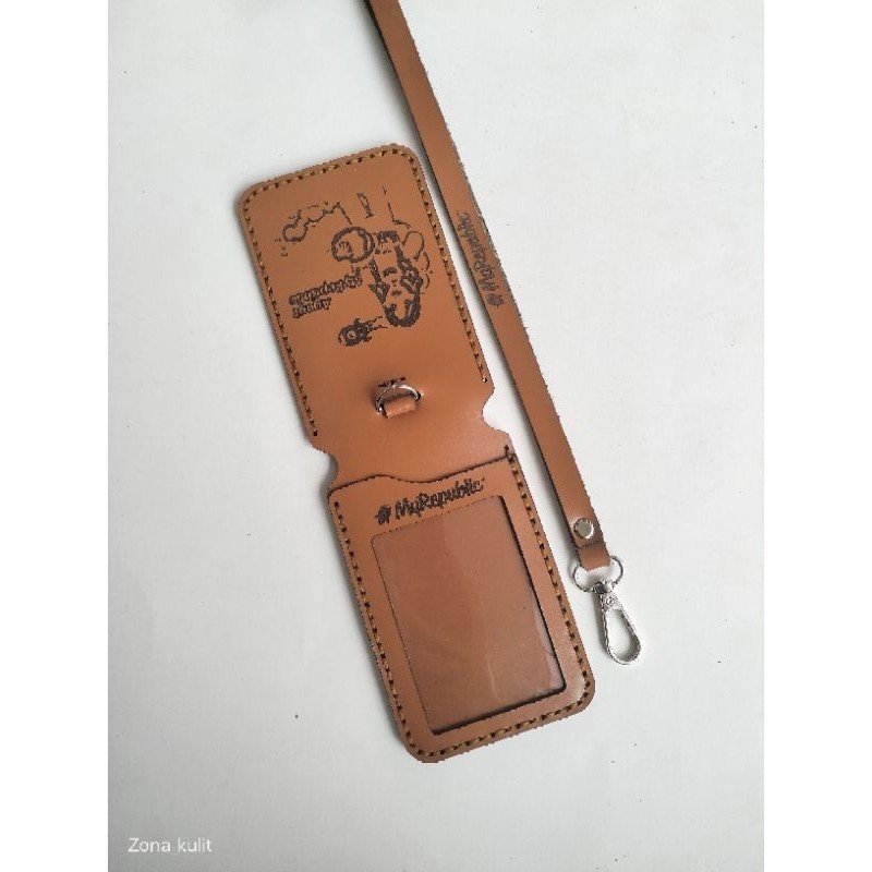 

ID CARD HOLDER KULIT ASLI, NAMETAG KULIT, NAMETAG CUSTOM