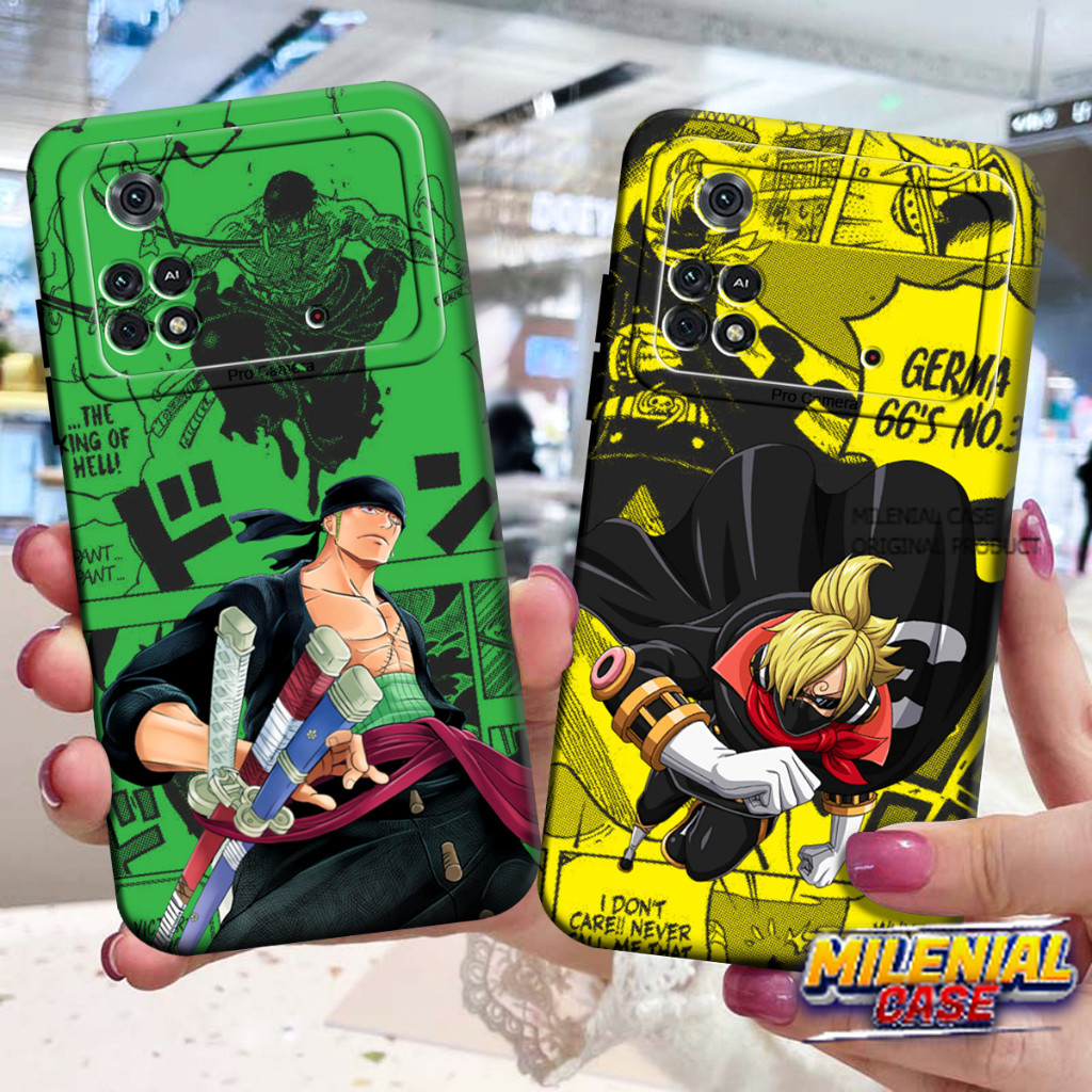 Milenial Case - Custom Case Xiaomi Redmi Note 10, 10 5G, 10 Pro, 10 Pro 5G, 10S Anime One Piece Seri