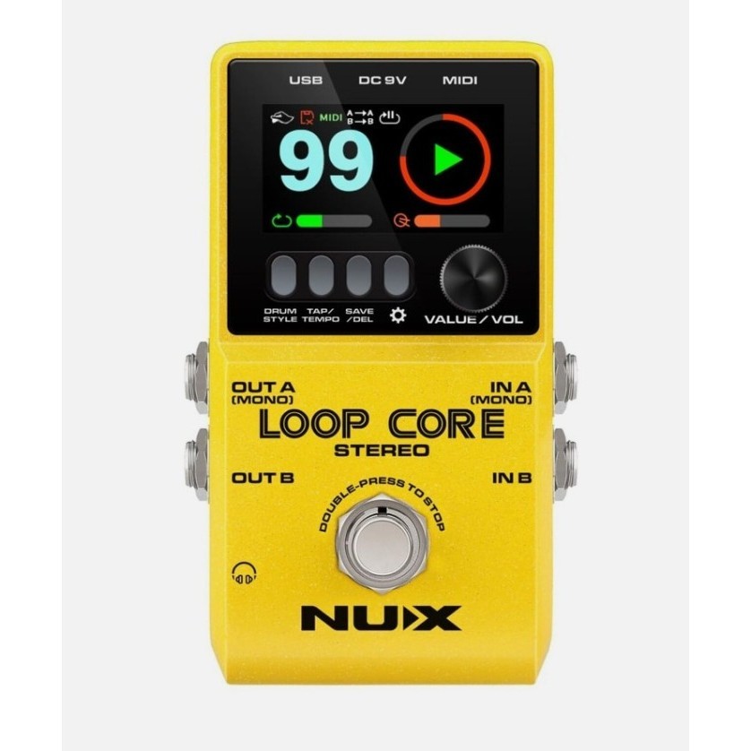 Pedal Effcet Guitar NUX LOOP CORE STEREO MKII