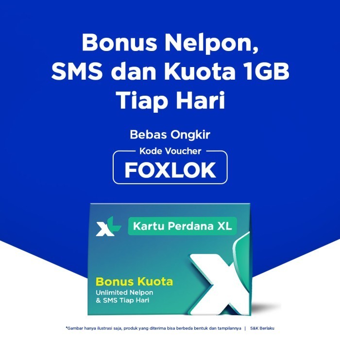 Kartu perdana XL Super Ngobrol (Tanpa Kuota)