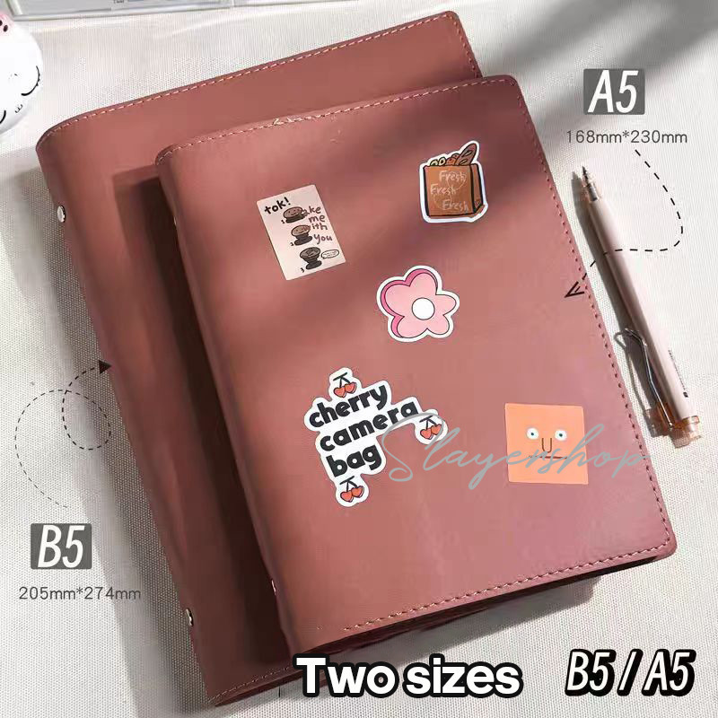 

240 halaman Buku catatan kerja cover kulit sintetis premium magnet kertas A5 Notebooks magnetic agenda diary garis PU Buku memo menulis jurnal tebal Notepad daily planner Buku tulis harian meeting kantor sekolah Kado hadiah gift