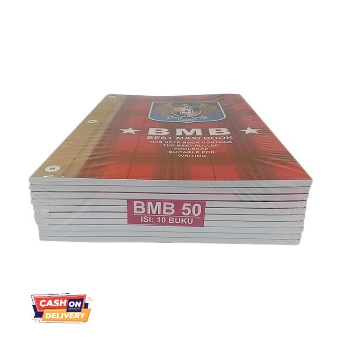 

✨LARIS✨ -Buku Tulis Campus 50 Lembar -Boxy - per pack - isi 10 Buku