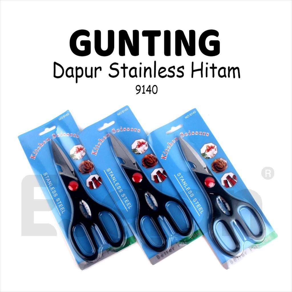 

1pcs Gunting Dapur Stainlees / Gunting Dapur Serbaguna 9140