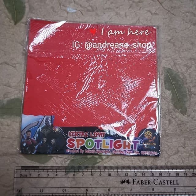 

Kertas Origami 16x16 cm
