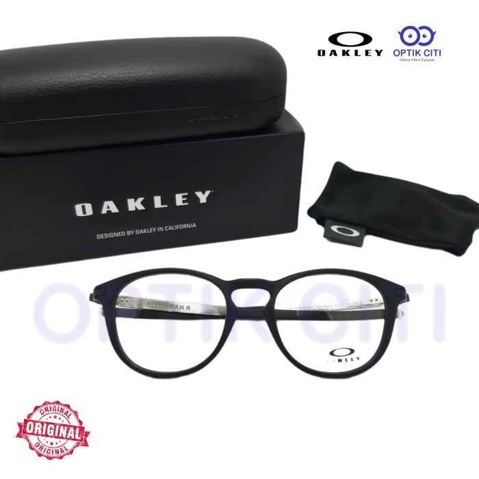 Frame Kacamata Pria Oakley Pitchman R Bulat Original OX 8105