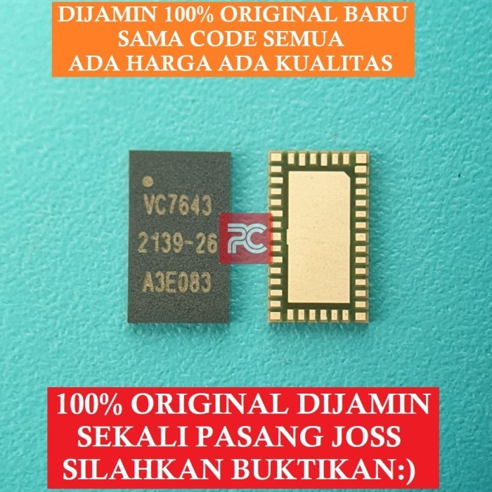 IC PA VC7643-26 Samsung A10S Org Tested VC7643 26