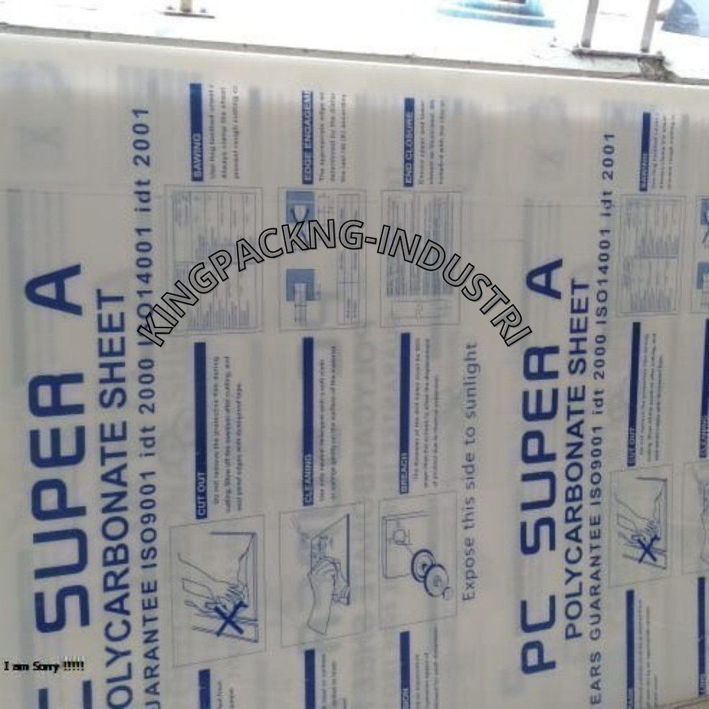 Polycarbonate Sheet 3mm 122 x 244 cm