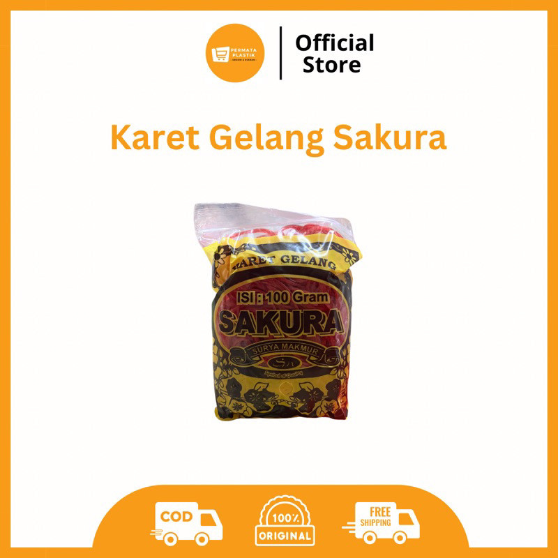 

Karet Gelang Kuat Sakura 100 gr