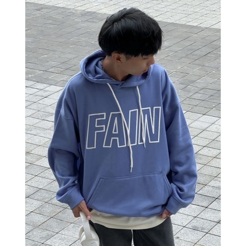 Hoodie BIG SIZE Korean Style (S - 6XL) Jacket Oversize FAIN RAIN Unisex Jumbo Jaket Mocca Beige Jump