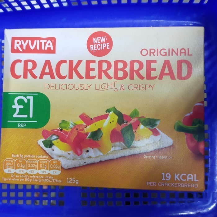 

ryvita crackerbread original 125gr cracker Biscuit biskuit