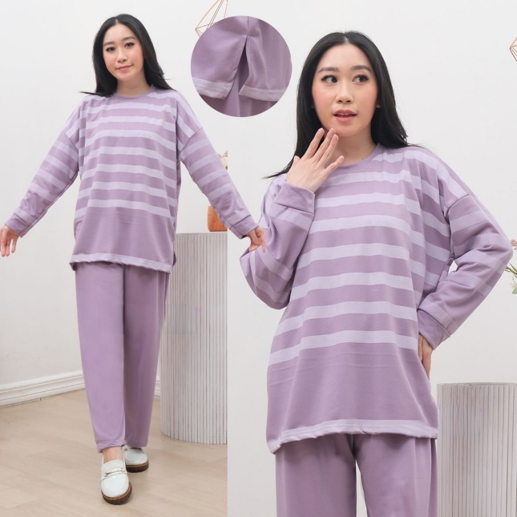 W & K - ZSO FASHION WANITA WINA / ONESET OVERSIZE TUKKEY / Outfit Wanita Kekinian / Setelan Wanita T