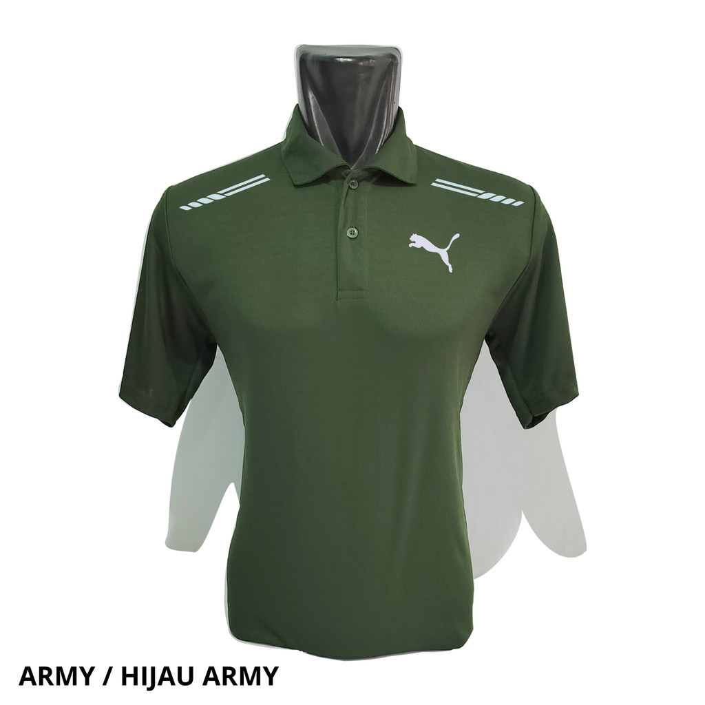Kaos Olahraga Berkerah Pria Atasan Olahraga Jersey Olahraga Badminton Golf PM004
