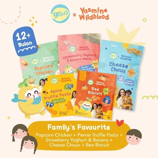 

Grouu x Yasmine Snack & Ready to Cook MPASI & Balita