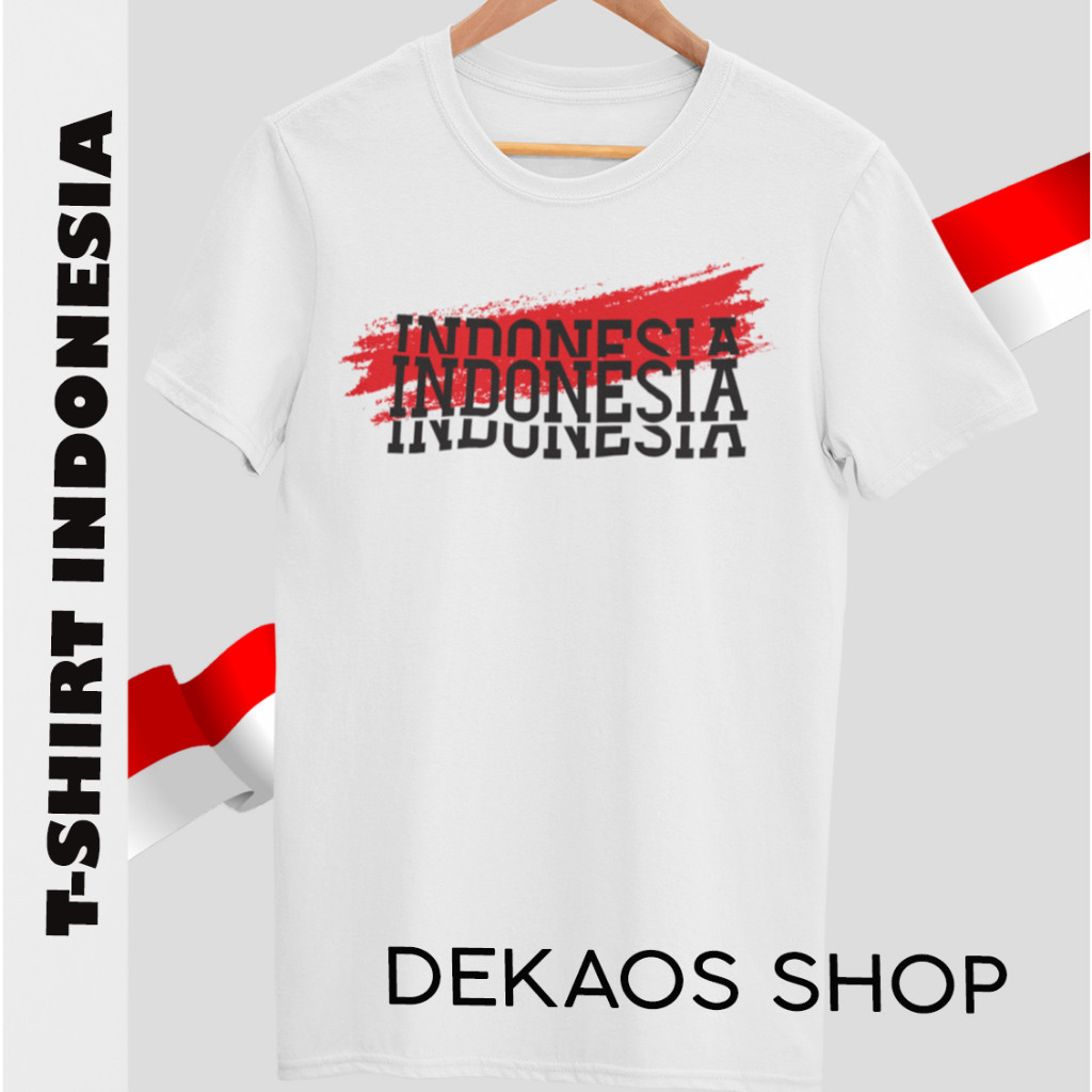 KAOS 17 AGUSTUS 2023 DEWASA / BAJU MERAH PUTIH AGUSTUSAN / KAOS MERAH PUTIH / KAOS KEMERDEKAAN INDON