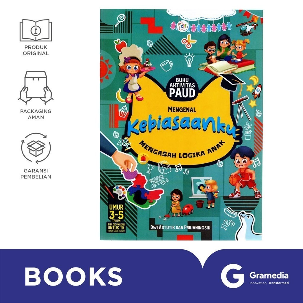 BUKU AKTIVITAS PAUD MENGENAL KEBIASAANKU Gramedia