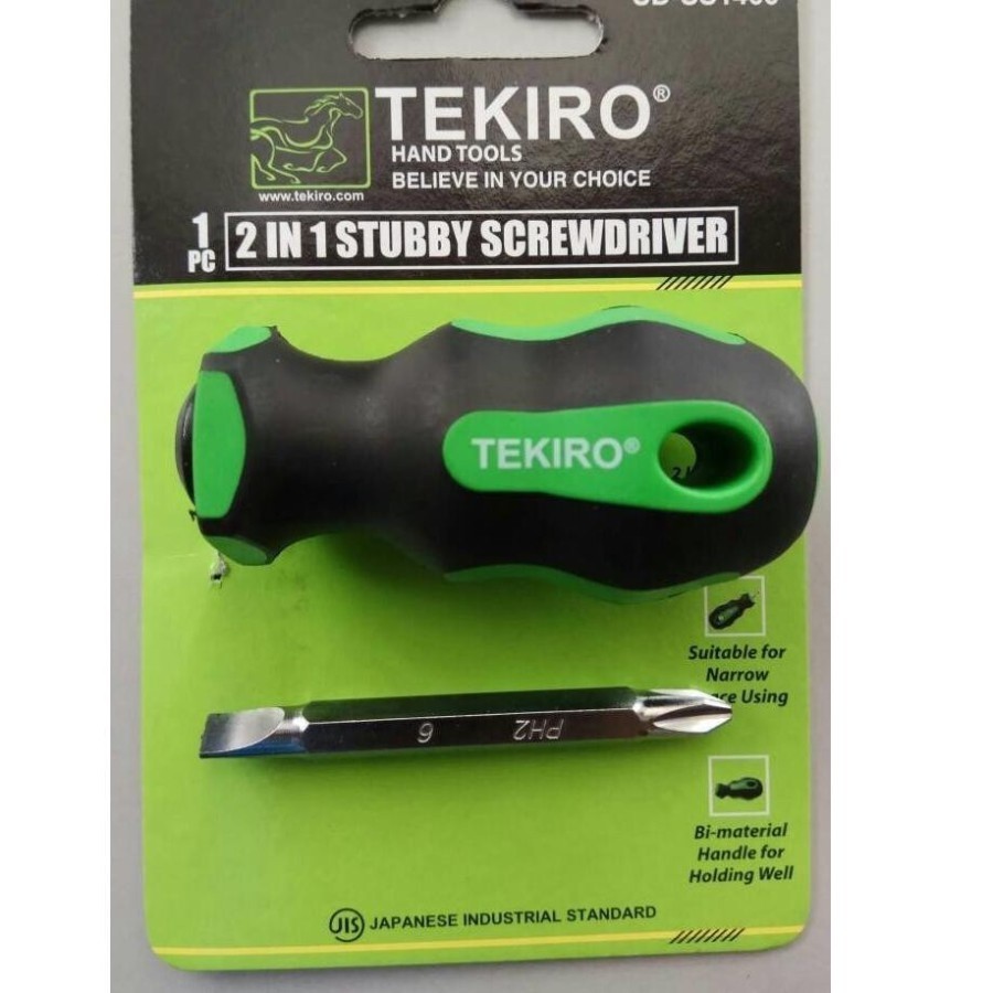 TEKIRO OBENG CEBOL STUBBY DUA ARAH / BOLAK BALIK TEKIRO