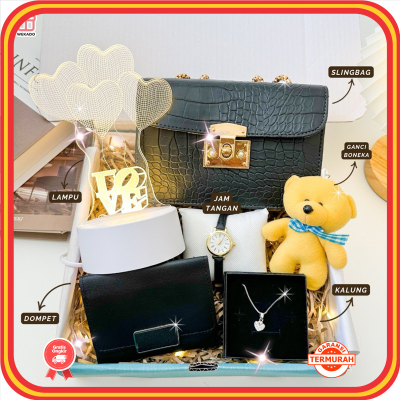 

Termurah Souvenir Kado Nikahan Teman BEstie Keren / Kado Hampers Gift Box Hadiah Ulang Tahun Perempuan Wanita Cewek Wisuda Graduation Pernikahan Wekado HANNI