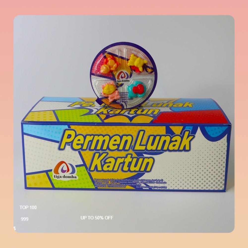 

[Pengiriman 24 jam] Halal Permen Lunak Kartun, Rasa Multiple Flavors Permen Lunak Healthy Snacks Camilan