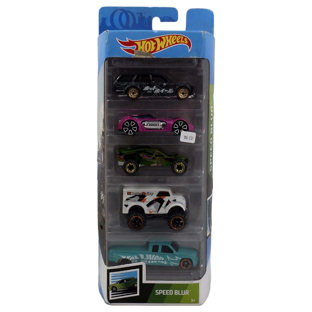 Hot Wheels Giftpack 5-pack Speed Blur - 96CD-CD5