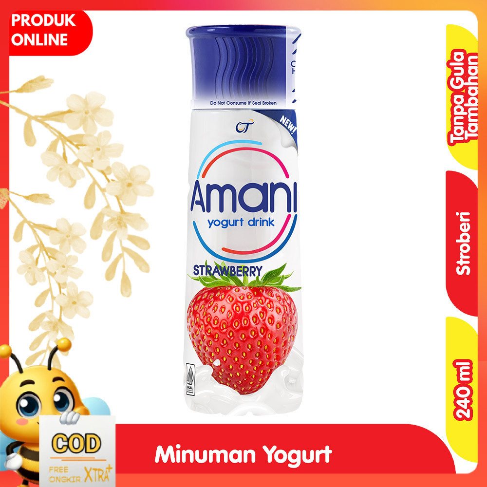 

Amani Minuman Yogurt Stroberi 240 ml