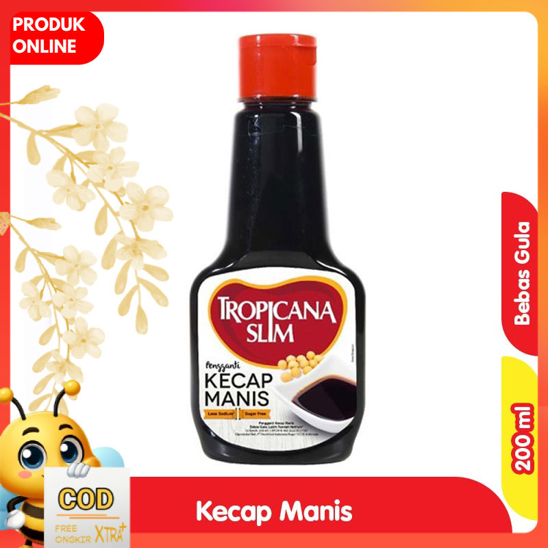 

Tropicana Slim Kecap Manis Bebas Gula Botol 200 ml