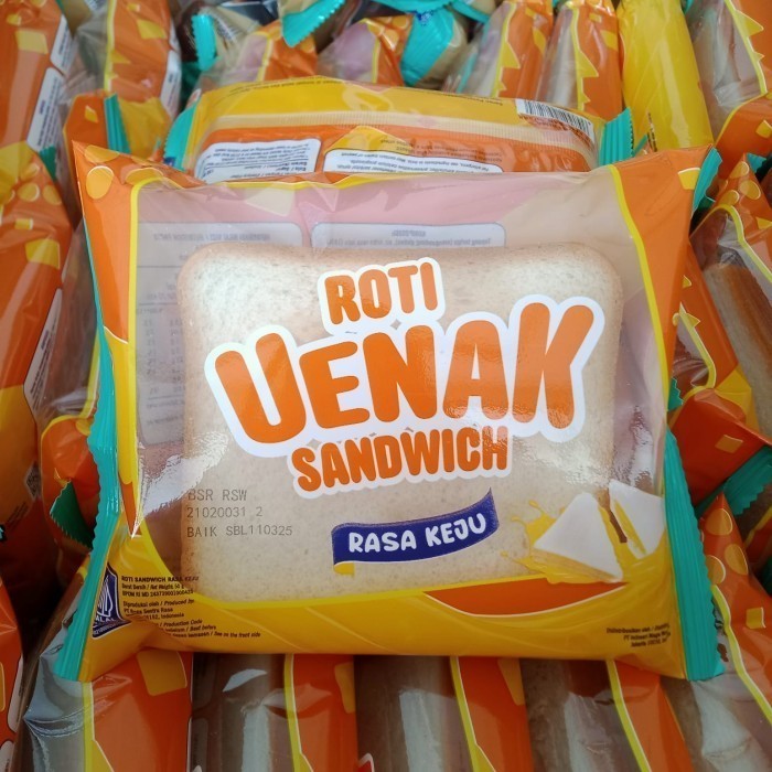 

UENAK ROTI SANDWICH KEJU ( Produk Sari Roti )