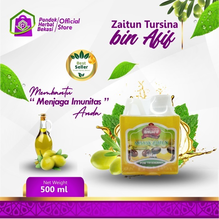 

ORIGINAL Minyak Zaitun Extra Virgin Olive Oil Organic Premium Asli Murni 500 Ml