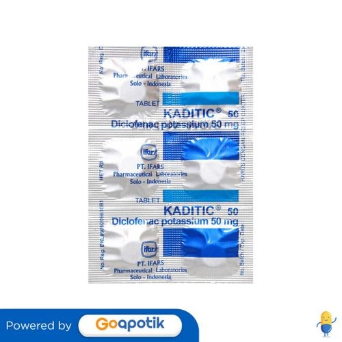 Kaditic 50 Mg Strip 10 Tablet