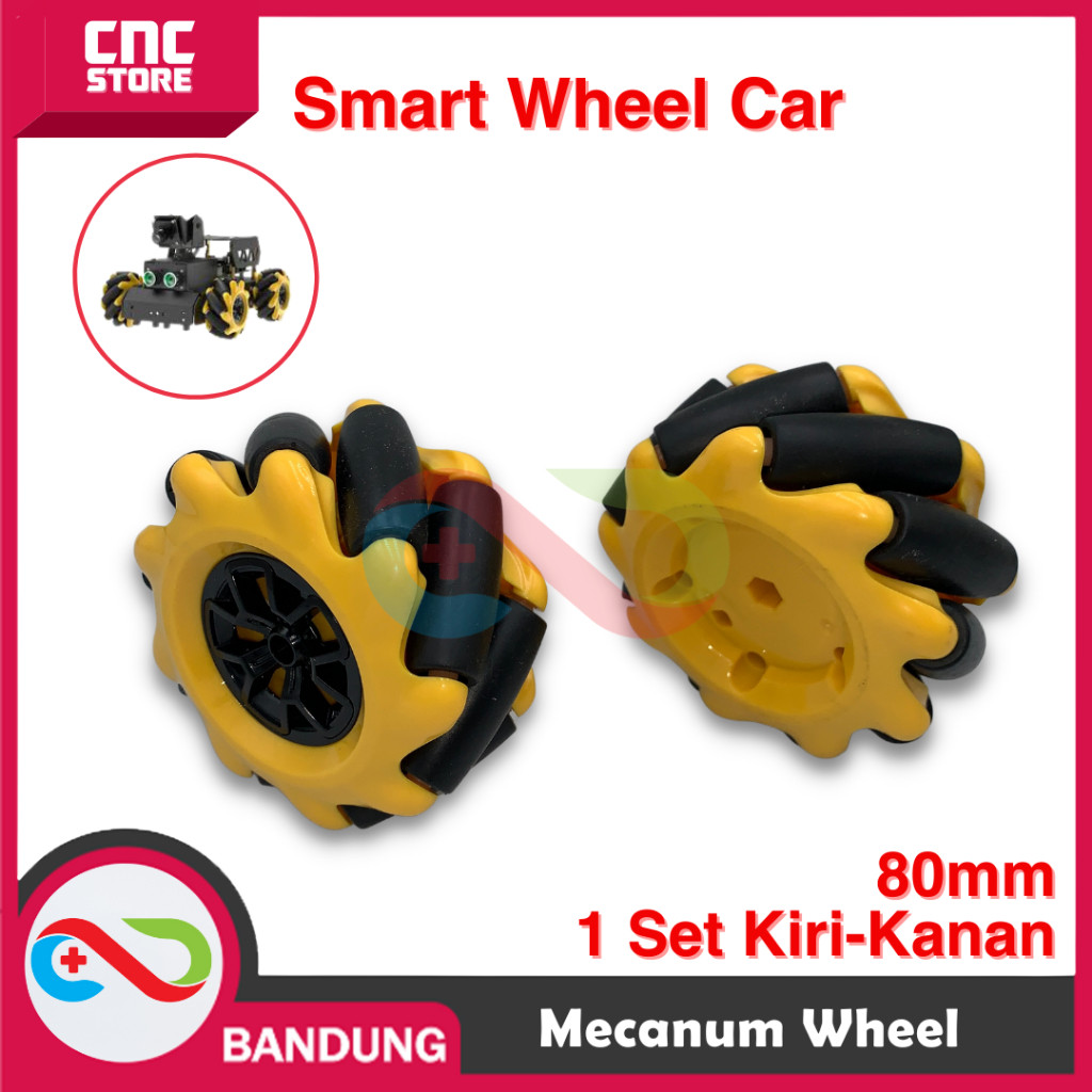 MECANUM WHEEL RODA ROBOT OMNI-DIRECTIONAL OMNI WHEEL 80MM SMART CAR